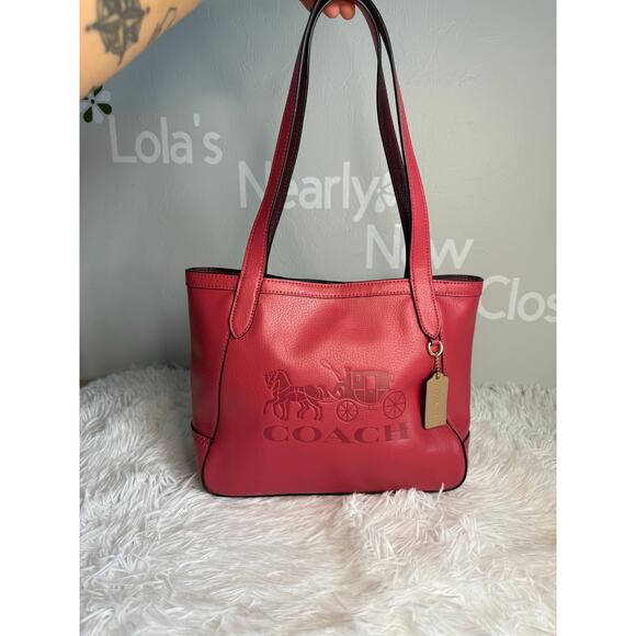 COACH C4062 2021 Tote 27 With Horse And Carriage Shoulder Bag - Picture 6 of 8